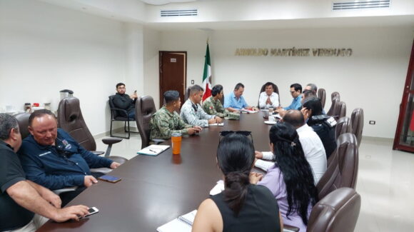Realizan reunión regional de seguridad en Mocorito para coordinar acciones ante temporada de lluvias