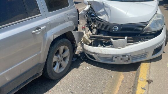 Una carambola vehicular en la carretera México 15 al sur de Mazatlán deja una menor de edad lesionada