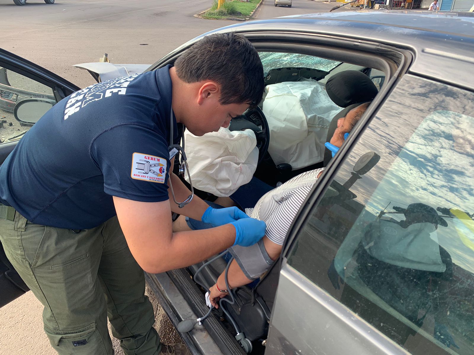 Encontronazo en el sector Barrancos de Culiacán deja una mujer lesionada