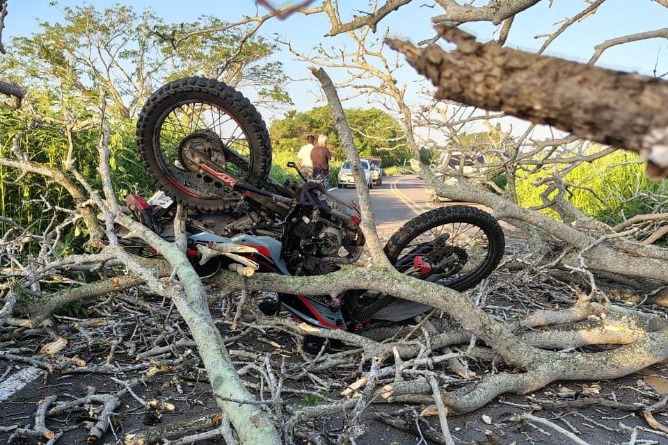 accidente de moto en el walamo moto