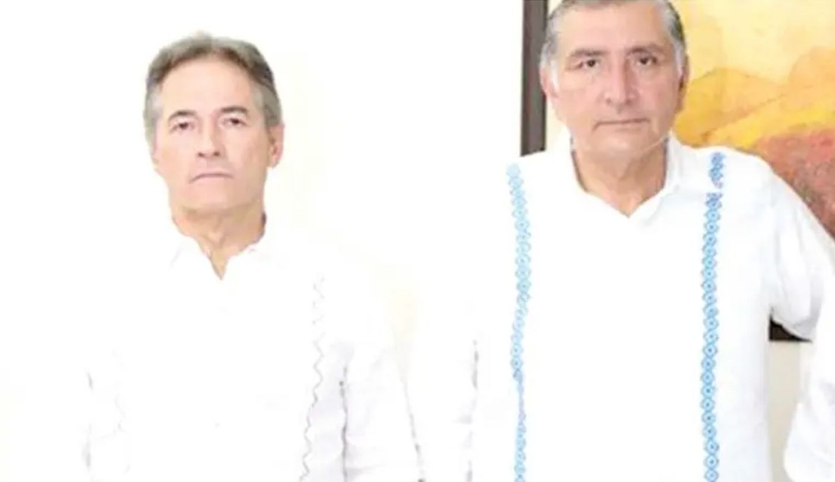 Adán Augusto López junto a su secretario de Seguridad denunciado