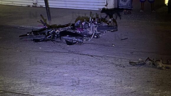 Adolescente de 13 años pierde la vida tras sufrir accidente en motocicleta en Mochicahui, El Fuerte