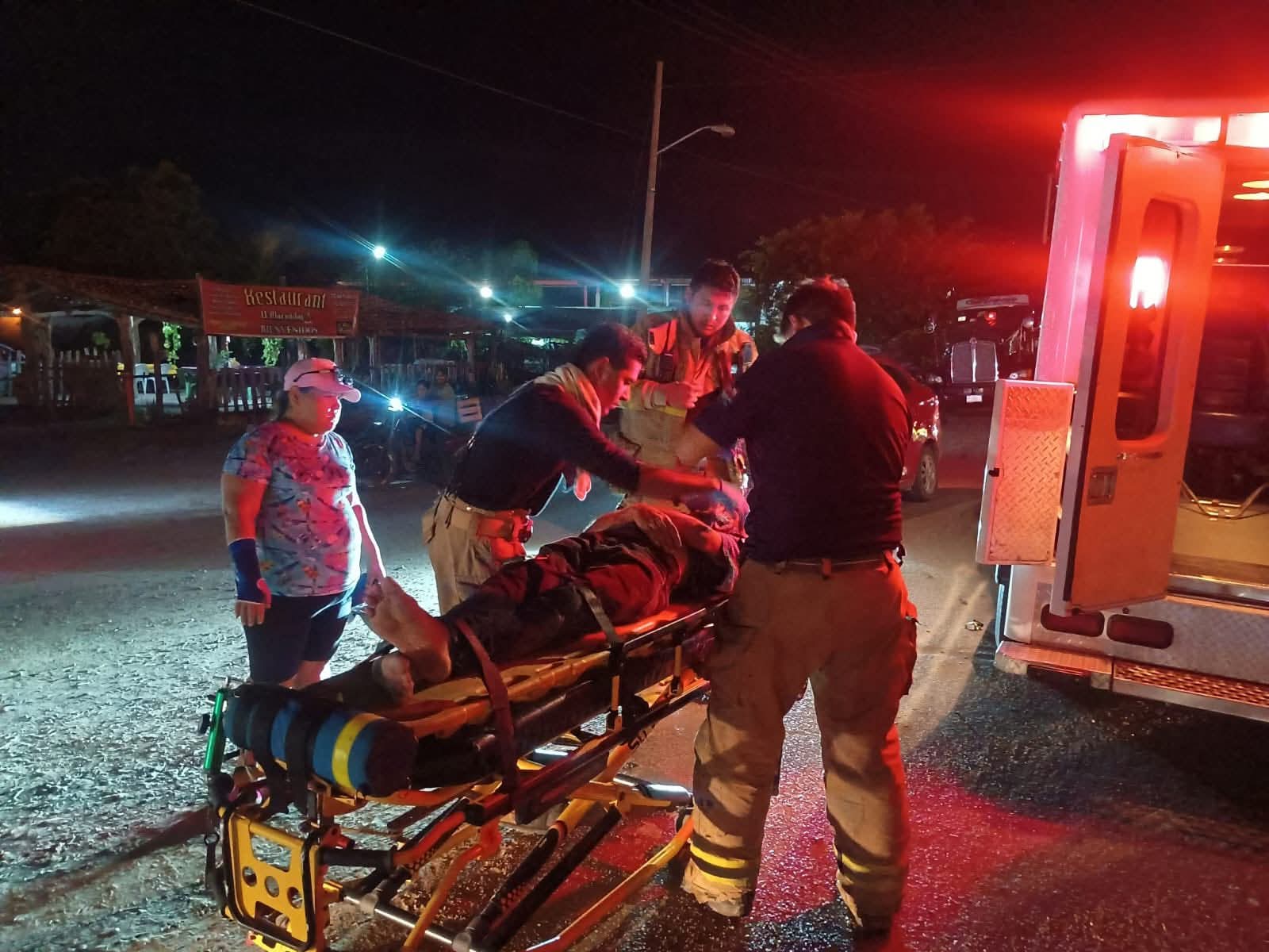 Adulto mayor lesionado tras ser arrollado en Villa Unión, en Mazatlán