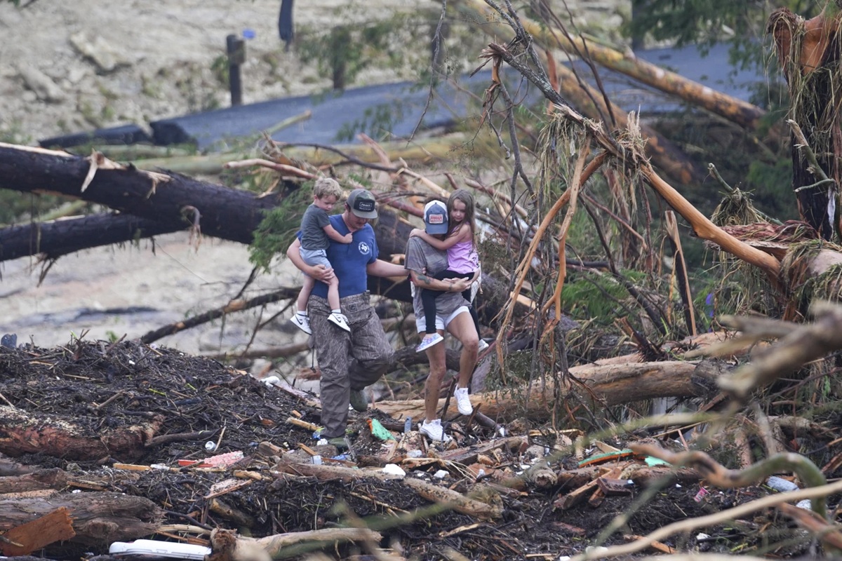 Afectaciones por inundaciones en Texas