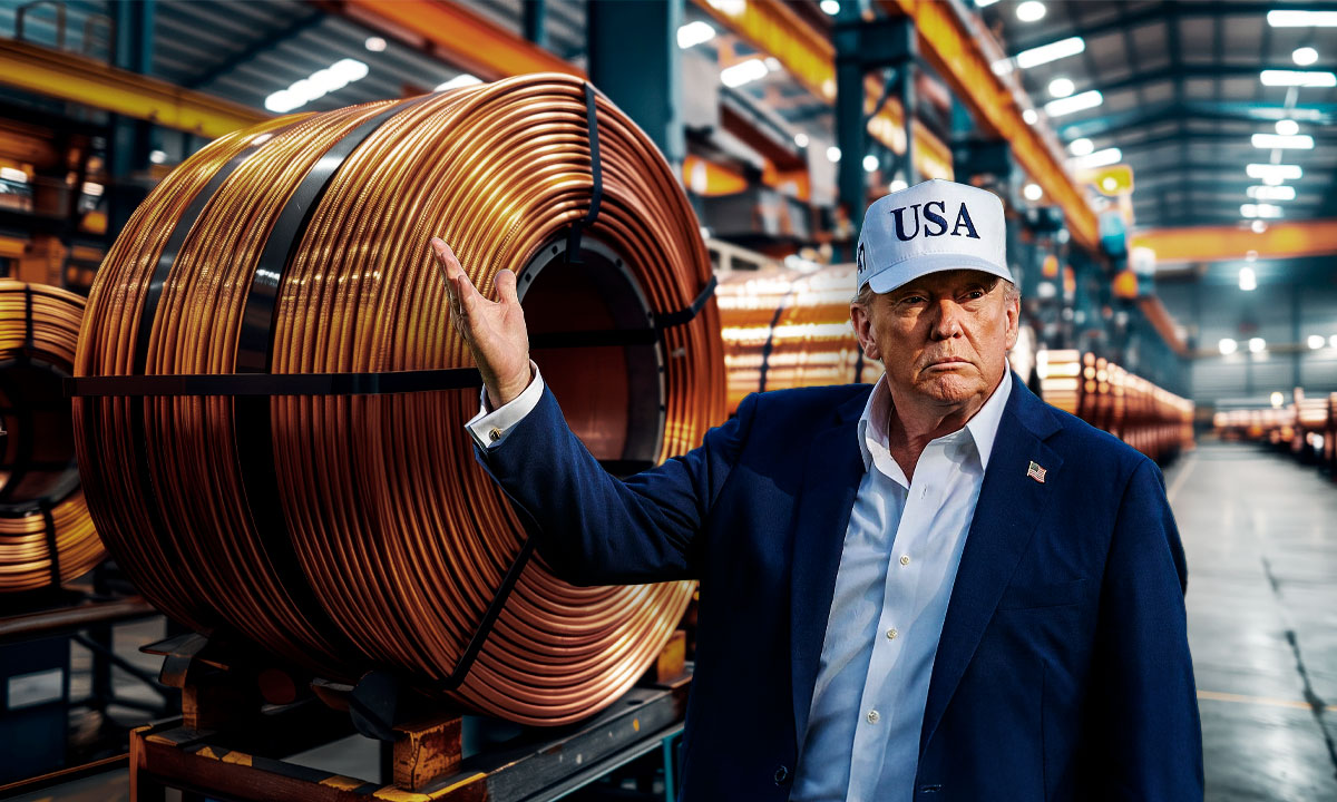 Aranceles de Trump al cobre entran en vigor el 1 de agosto