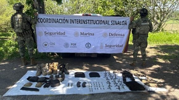 Aseguran vehículo blindado y arsenal en Concordia