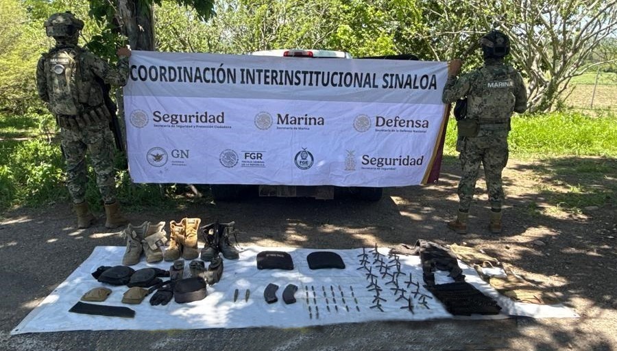 Aseguran vehículo blindado y arsenal en Concordia