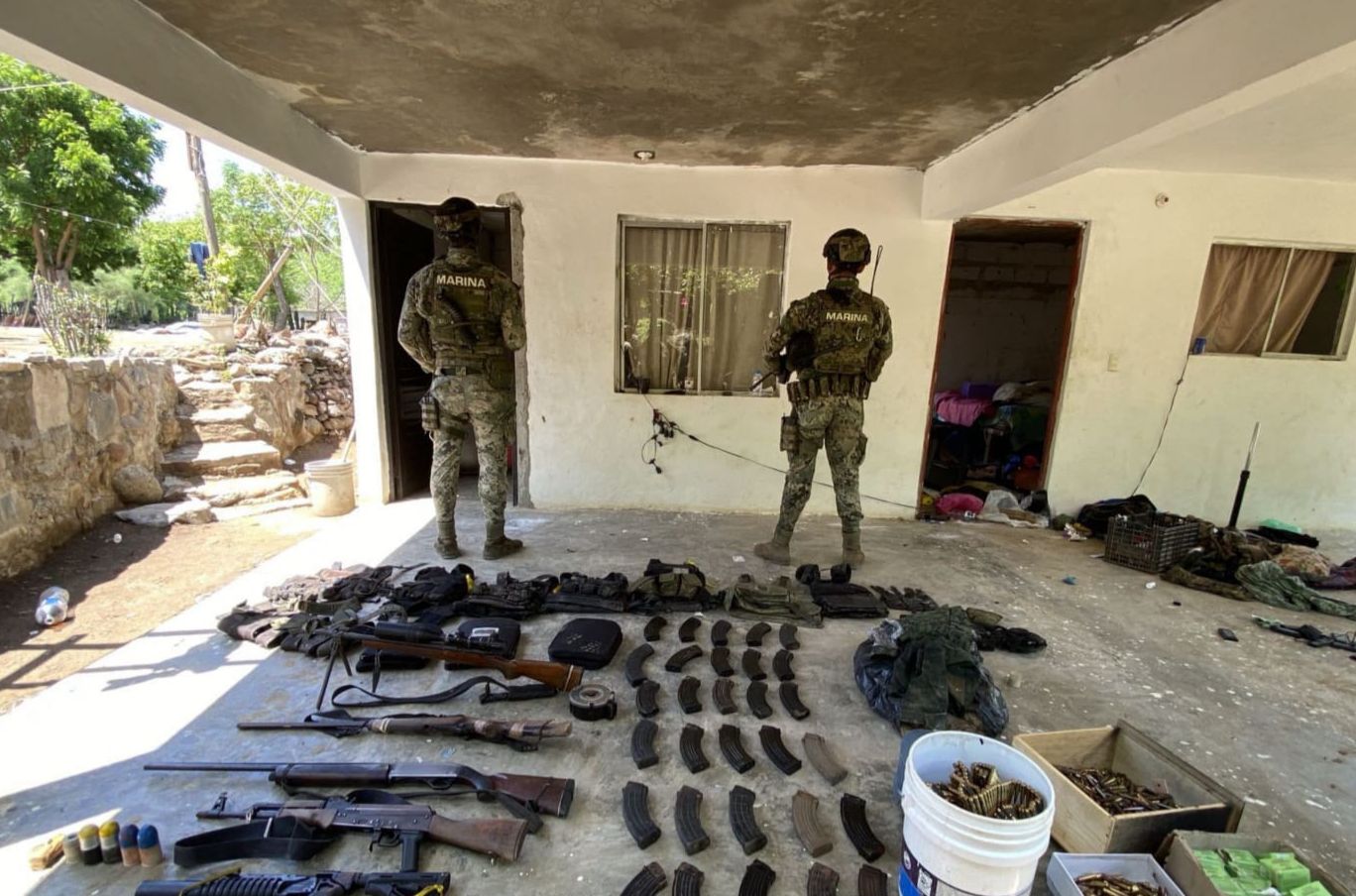 aseguramiento de armas en concordia