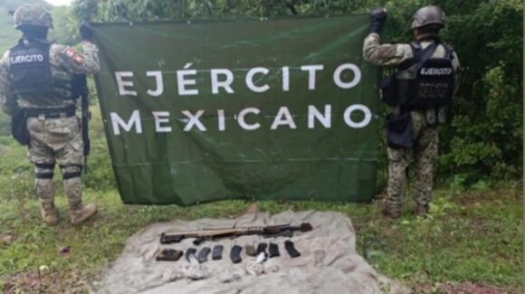 Un fusil Barret, cargadores y cartuchos fueron asegurados por el Ejército en Cosalá