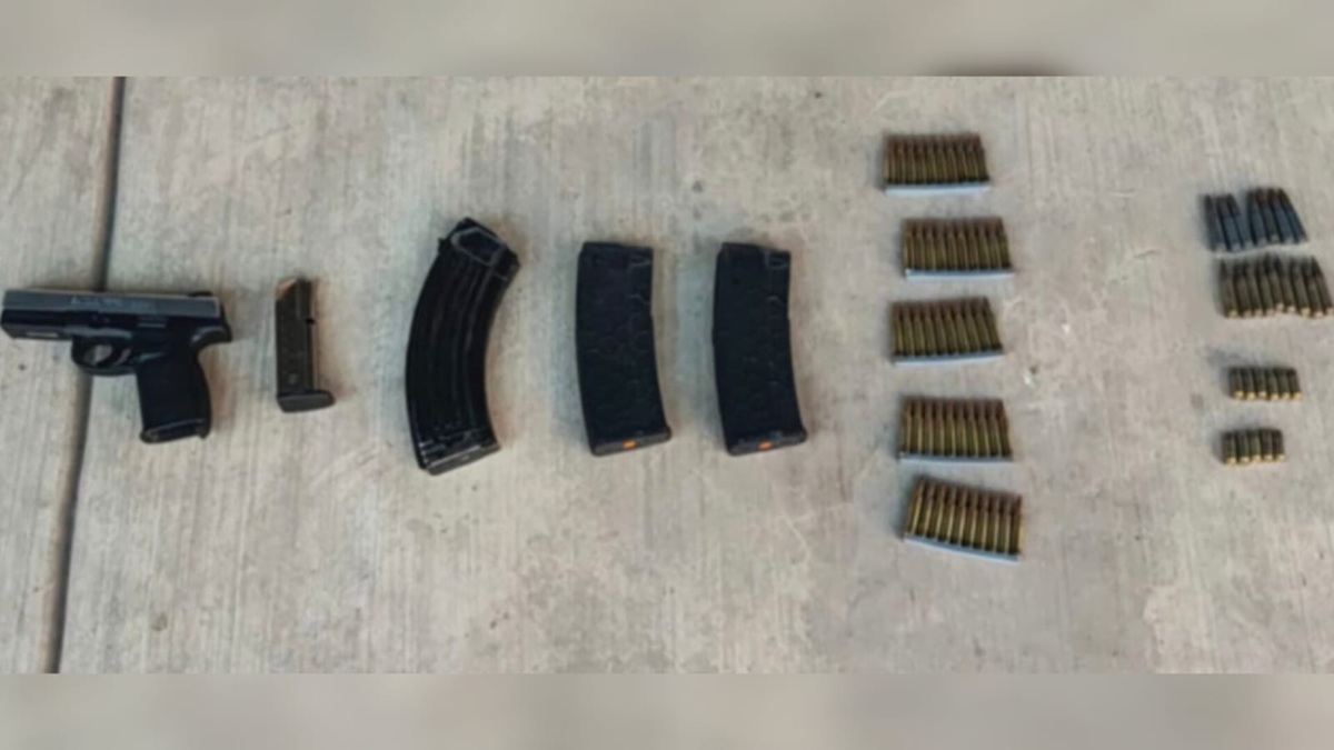 Aseguran arma, cargadores y municiones en Las Playitas, Guasave
