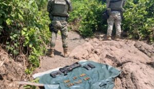 Aseguran arma, municiones y cargadores en operativos en Culiacán