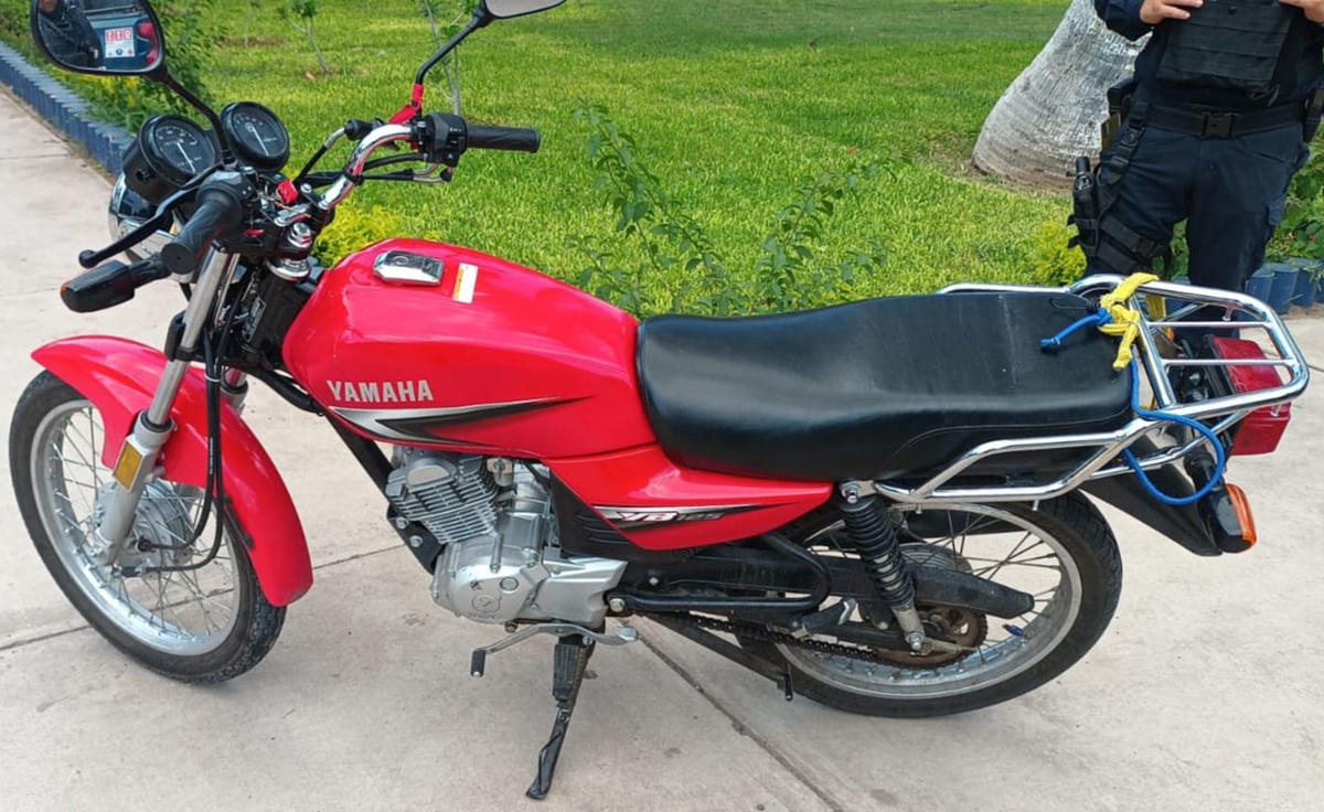 Aseguran una motocicleta en operativo en Culiacán