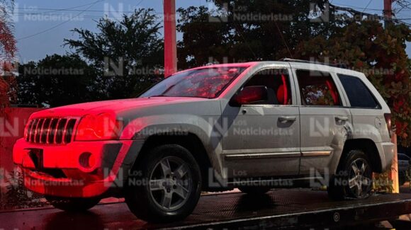 ¡Estaba blindada! Tras persecución, aseguran una camioneta con armamento en La Esperanza, Culiacán