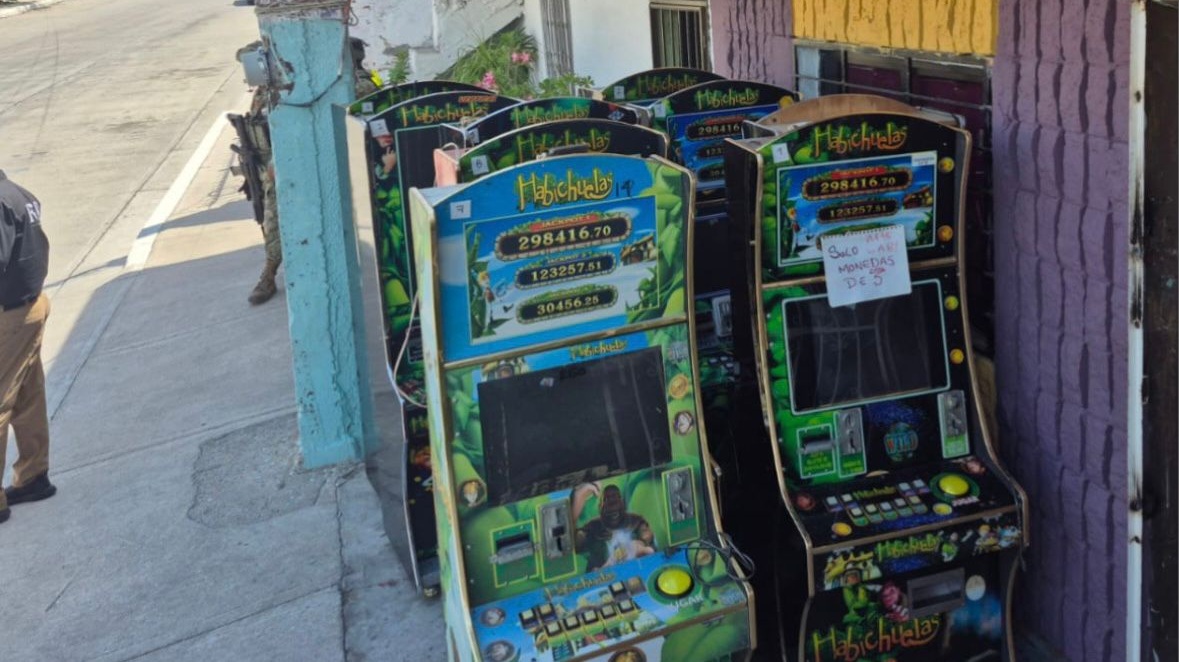 Aseguran maquinitas en Culiacán