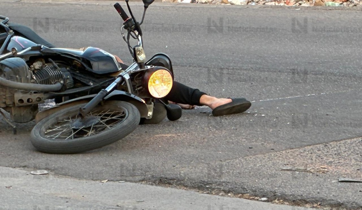Asesinan a balazos a motociclista en la colonia Aquiles Serdán, en Culiacán