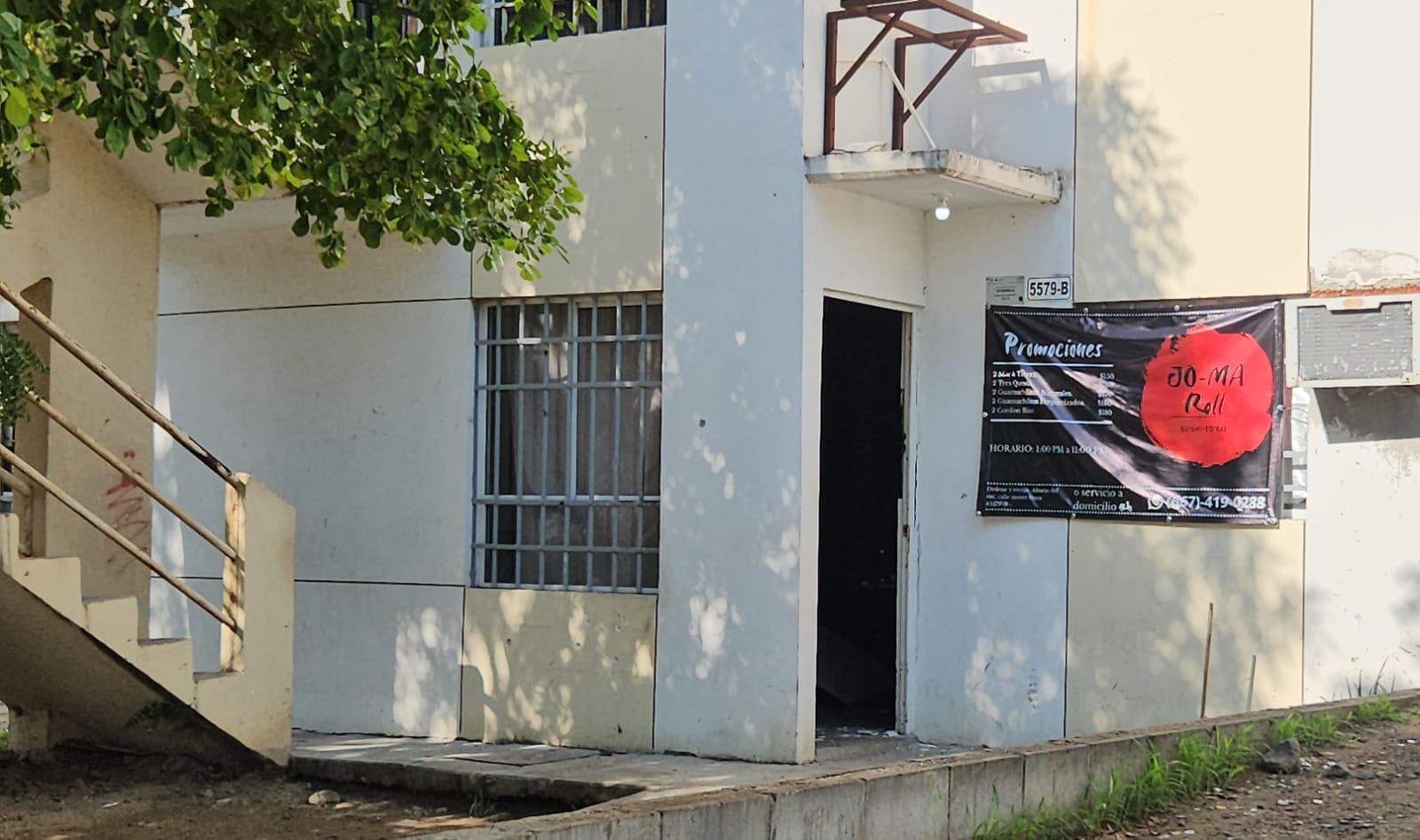 Atacan domicilio con fachada de sushi en Alturas del Sur de Culiacán