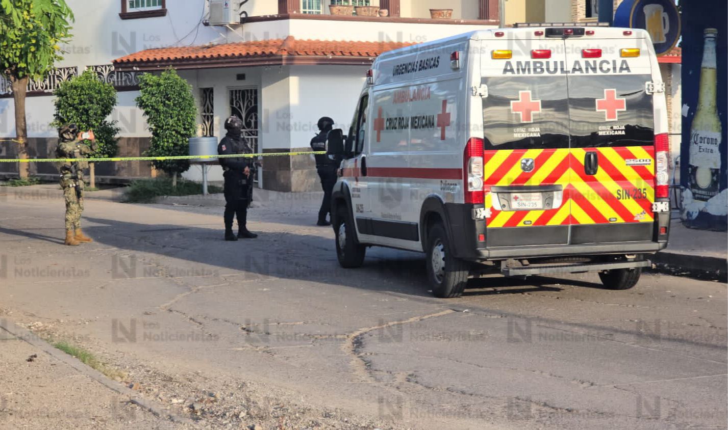 Expendio en donde mataron a un hombre en sector Santa Rocio, Culiacán