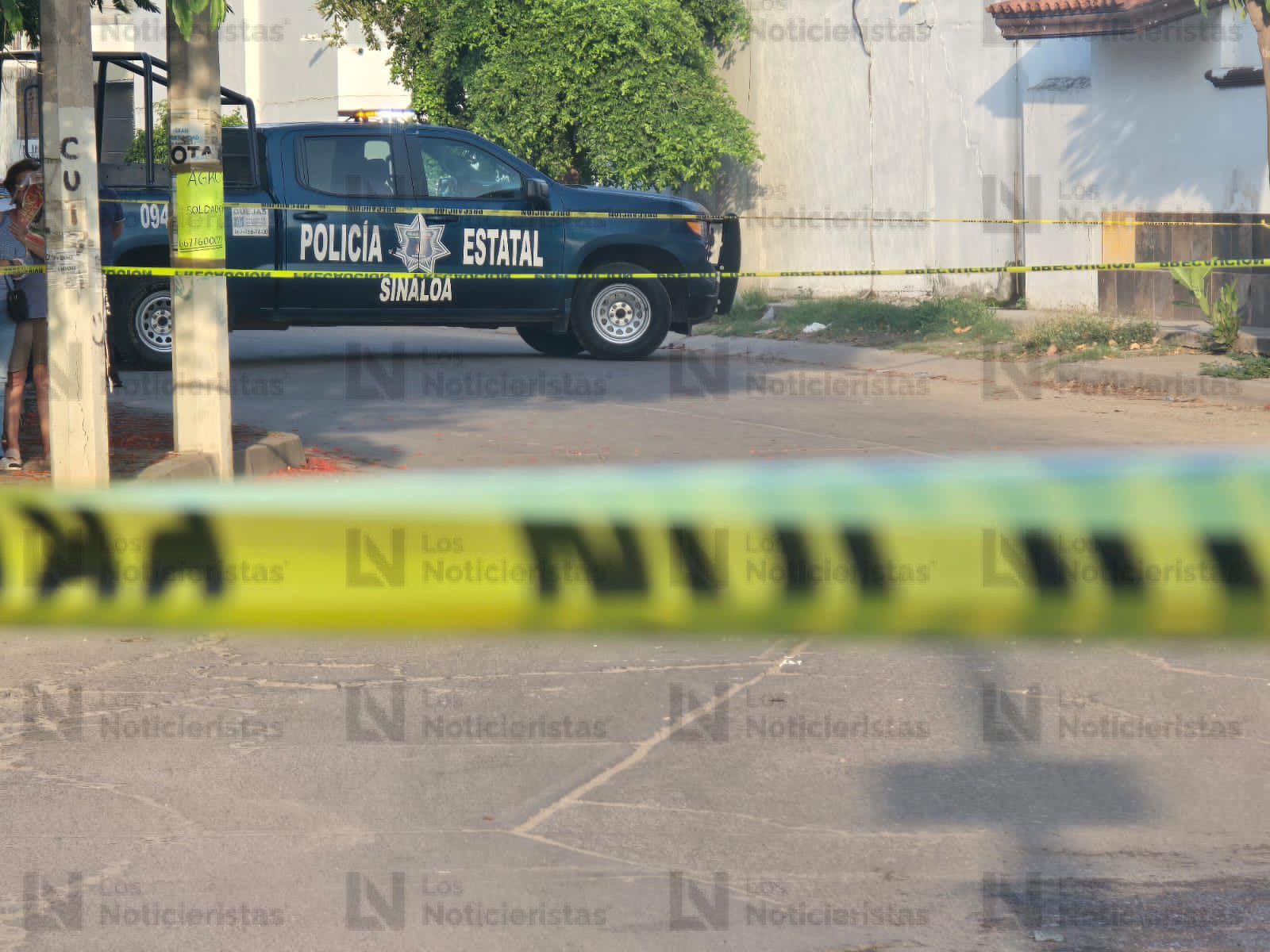 Expendio en donde mataron a un hombre en sector Santa Rocio, Culiacán
