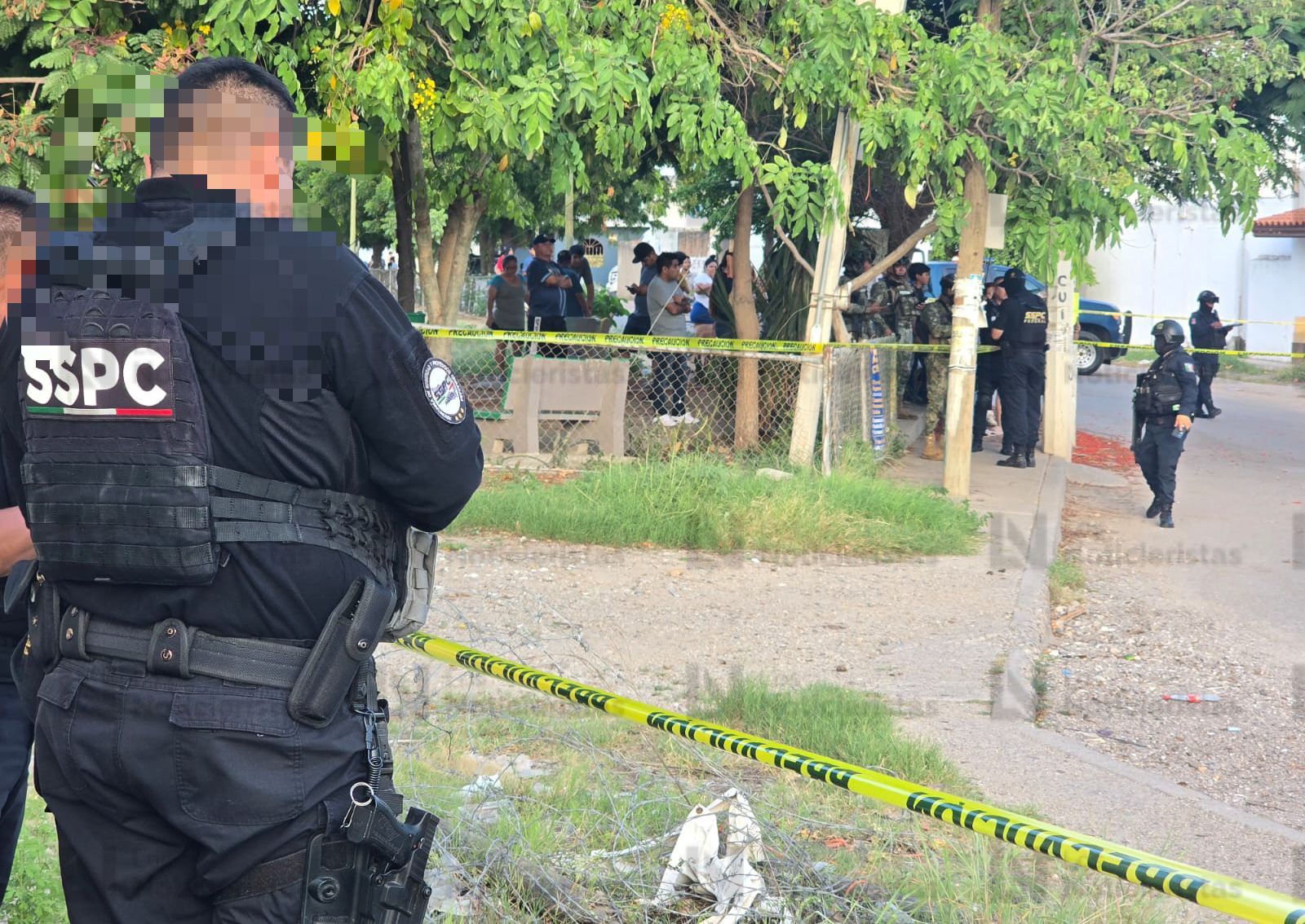 Expendio en donde mataron a un hombre en sector Santa Rocio, Culiacán