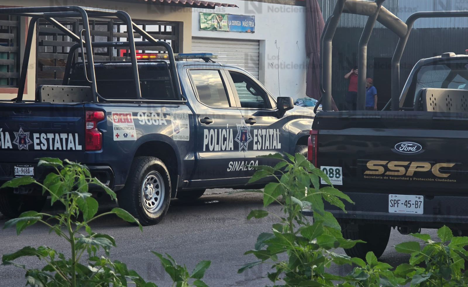Expendio en donde mataron a un hombre en sector Santa Rocio, Culiacán