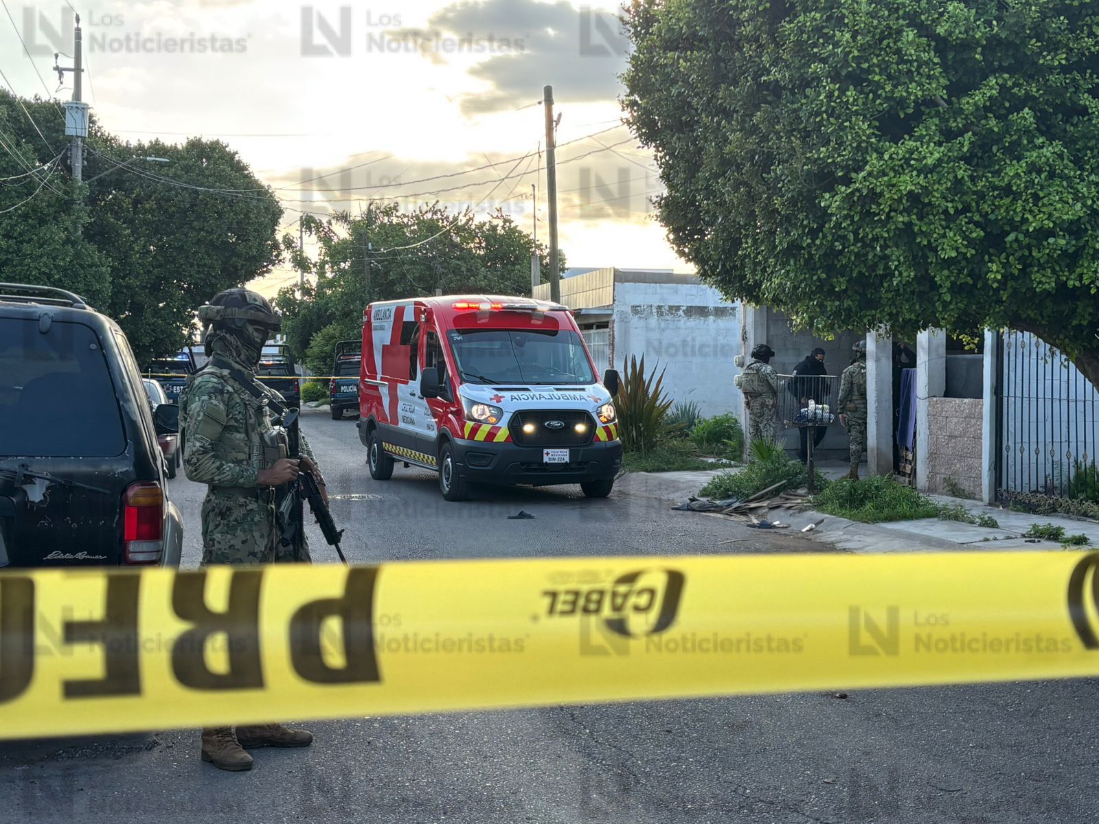 Ejército acordona el área en el sector Aeropuerto de Culiacán
