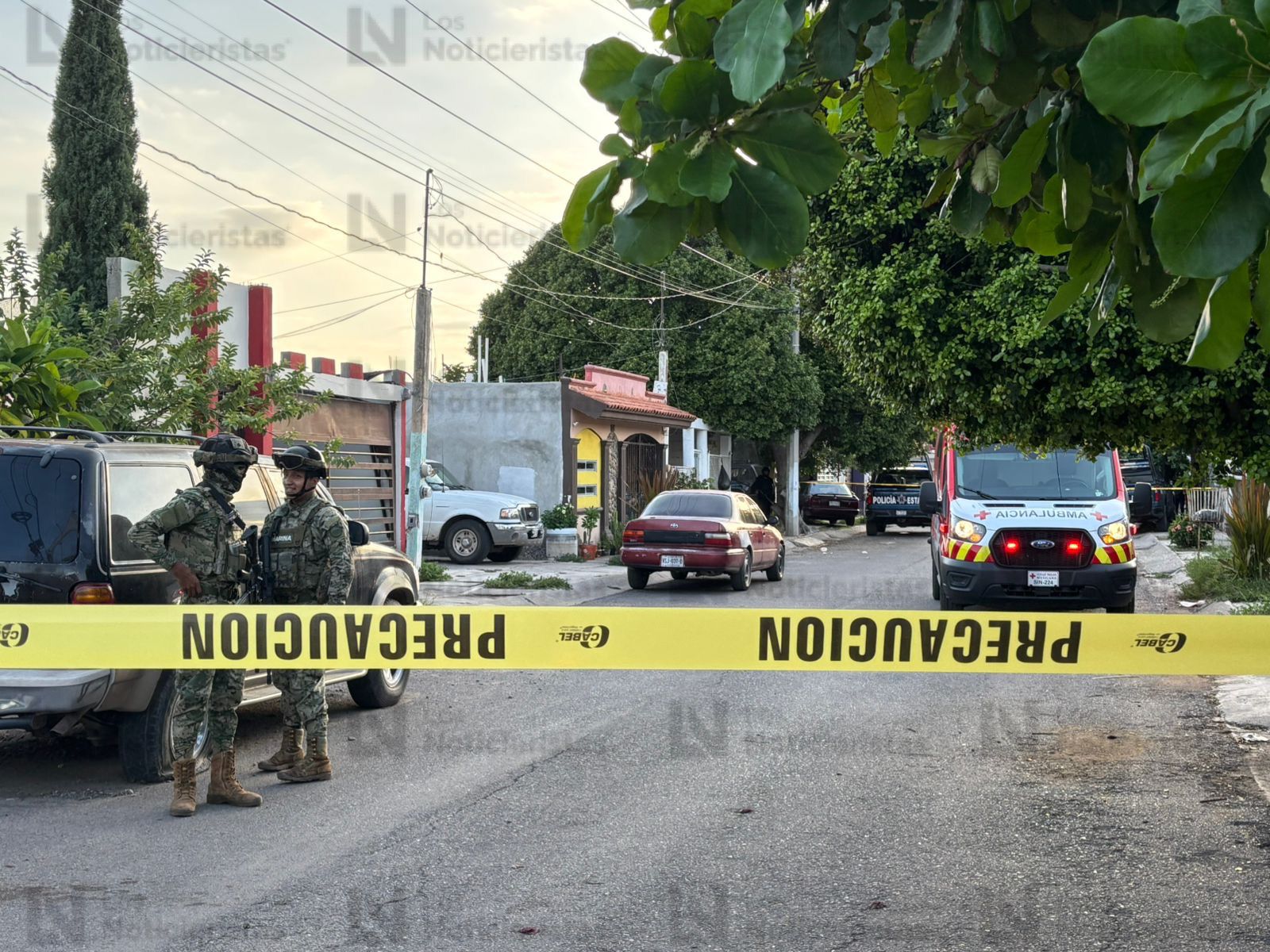Ejército acordona el área en el sector Aeropuerto de Culiacán