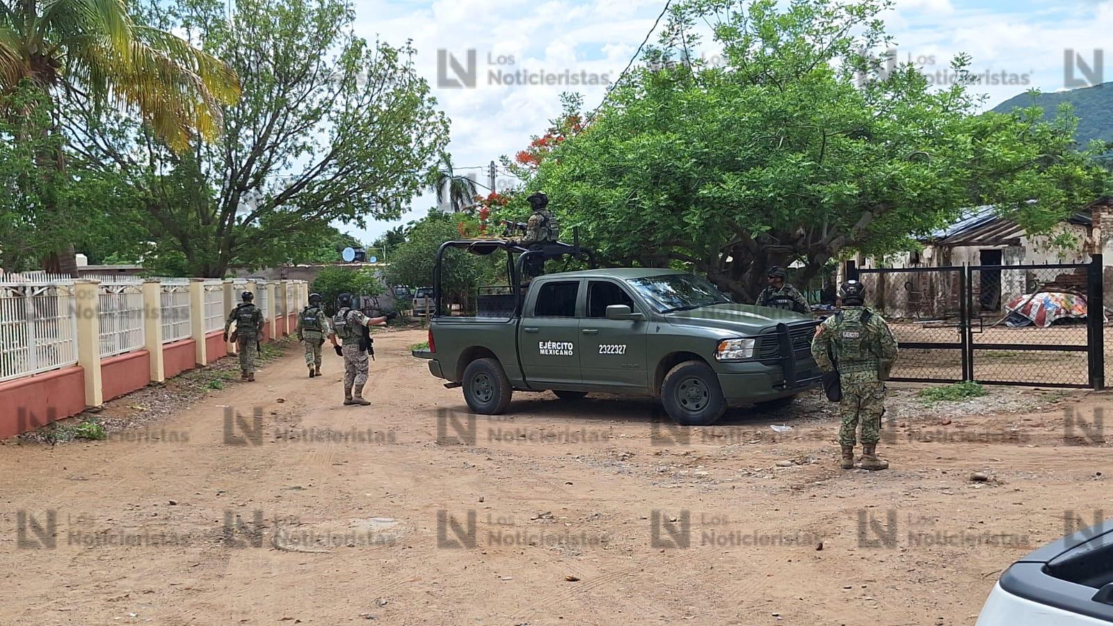 Tras reporte de tres personas sin vida en camioneta, se desata balacera en El Pozo, Imala de Culiacán