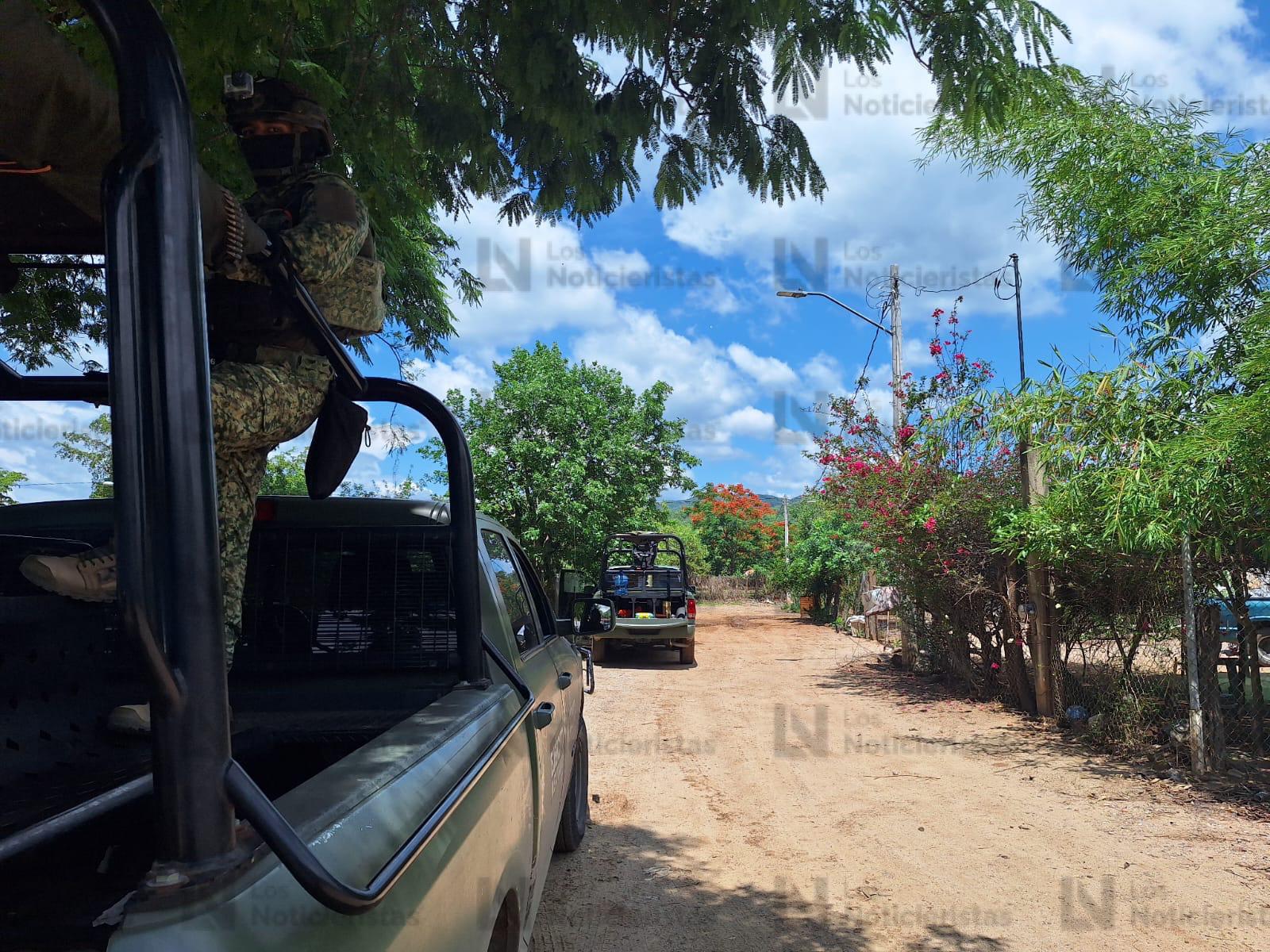 Tras reporte de tres personas sin vida en camioneta, se desata balacera en El Pozo, Imala de Culiacán