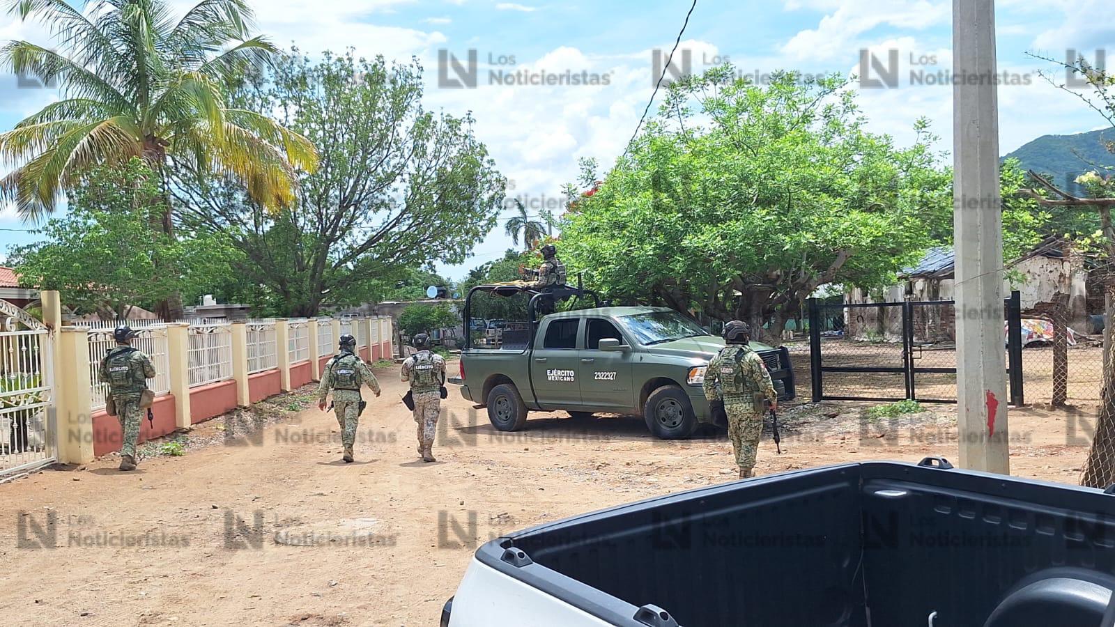 Tras reporte de tres personas sin vida en camioneta, se desata balacera en El Pozo, Imala de Culiacán
