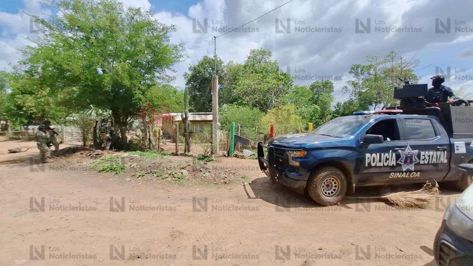 Tras reporte de tres personas sin vida en camioneta, se desata balacera en El Pozo, Imala de Culiacán