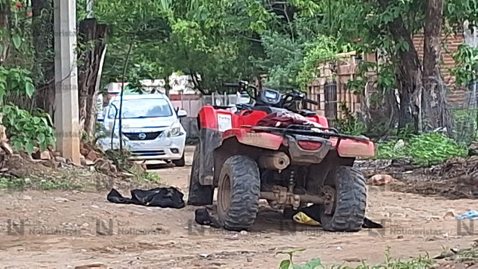 Tras reporte de tres personas sin vida en camioneta, se desata balacera en El Pozo, Imala de Culiacán