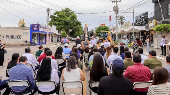 La cuarta es la vencida: arranca la rehabilitación de la calle Cuauhtémoc en Guasave