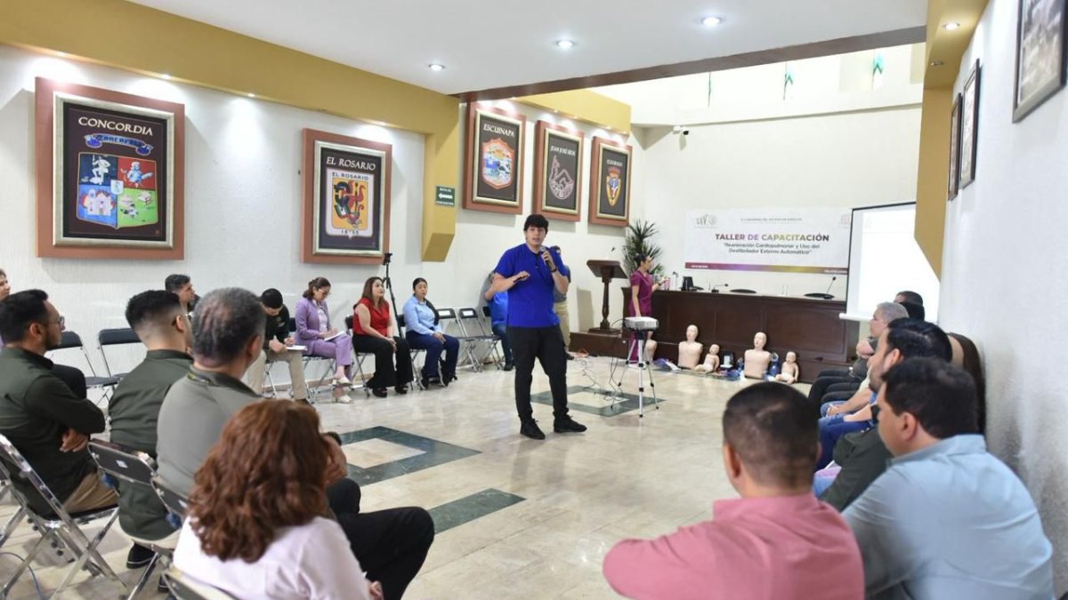 Capacitan a personal del Congreso de Sinaloa en RCP para convertirlo en espacio cardio protegido