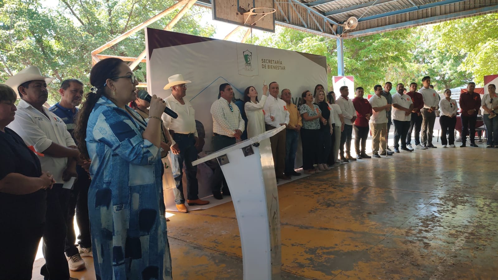Ohuira recibe la caravana del Bienestar; ciudadanos agradecen los beneficios que llegan a sus comunidades