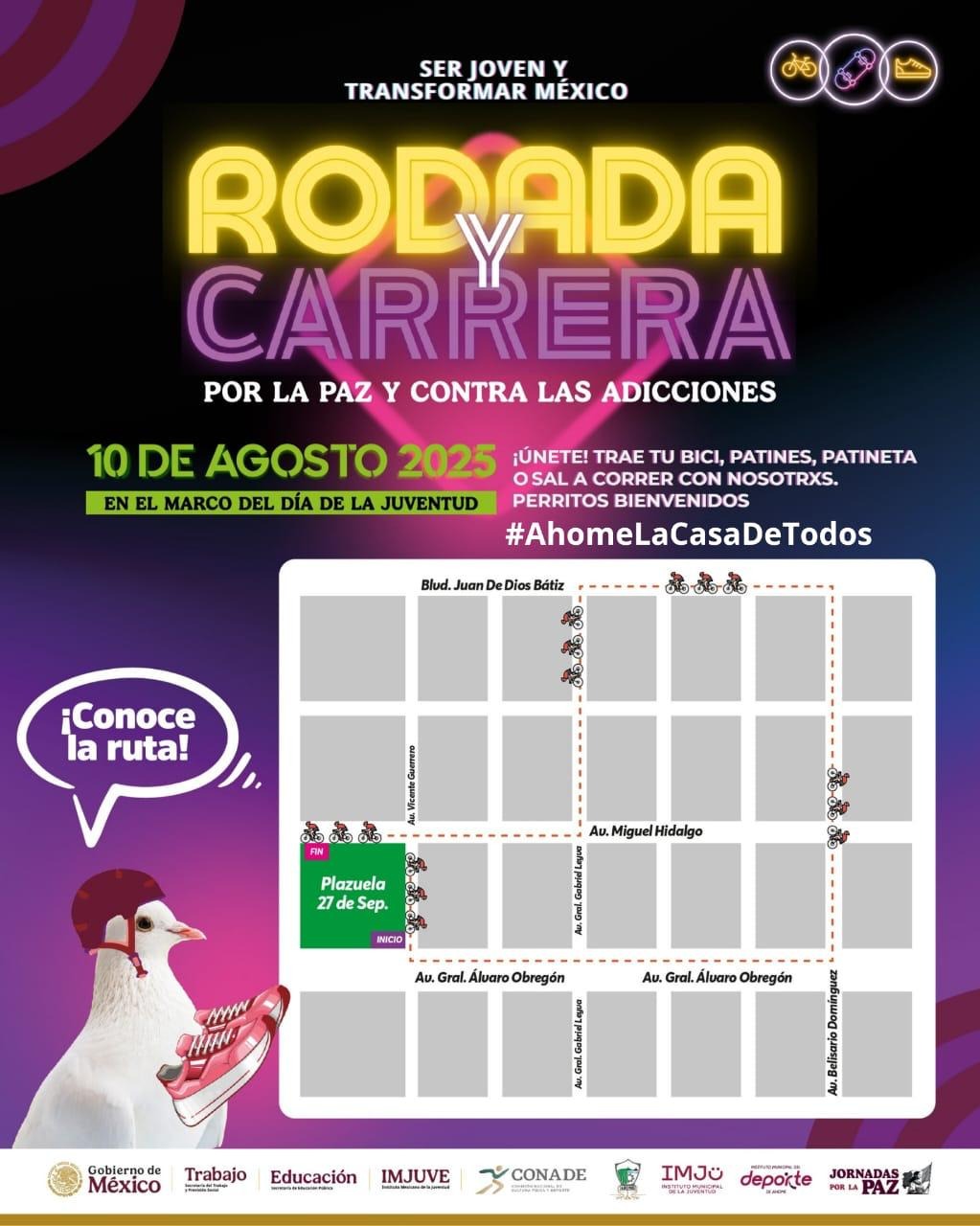 Invitan a la rodada neón en Los Mochis