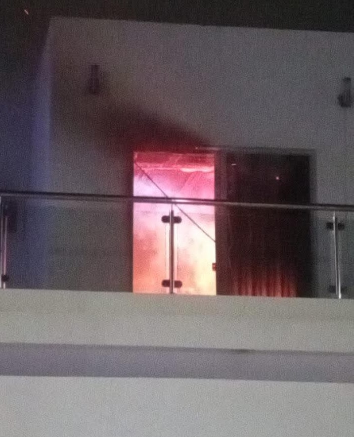 Casa de seguridad incendiada en Mazatlán