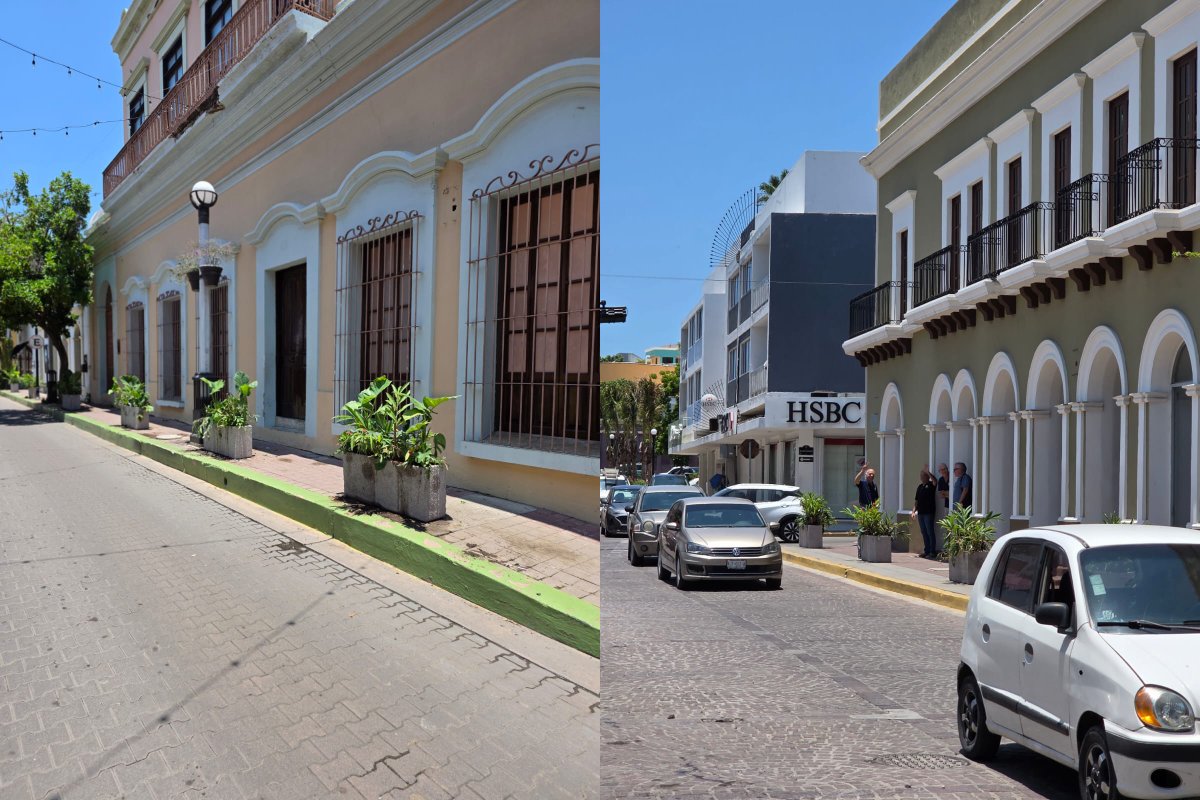 colocan 100 jardineras en el Centro Histórico de Mazatlán