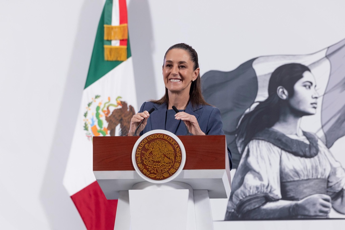 Claudia Sheinbaum en conferencia 'mañanera'