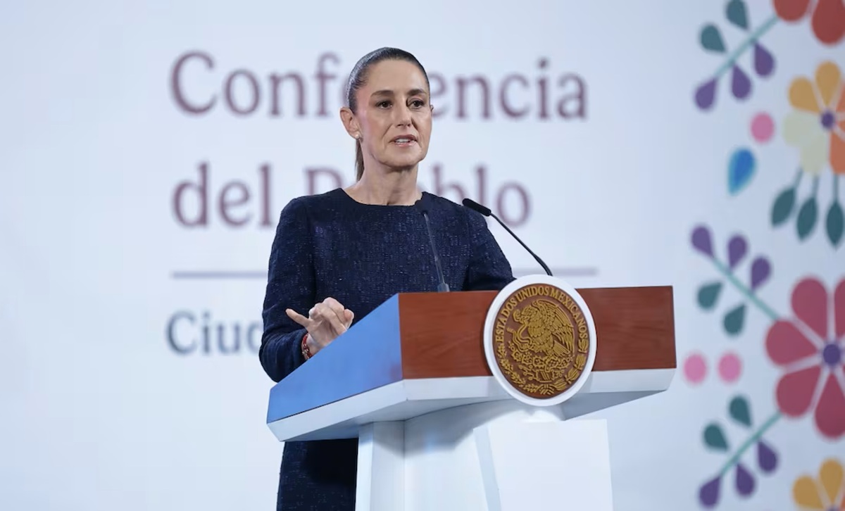 Claudia Sheinbaum en conferencia 'mañanera'