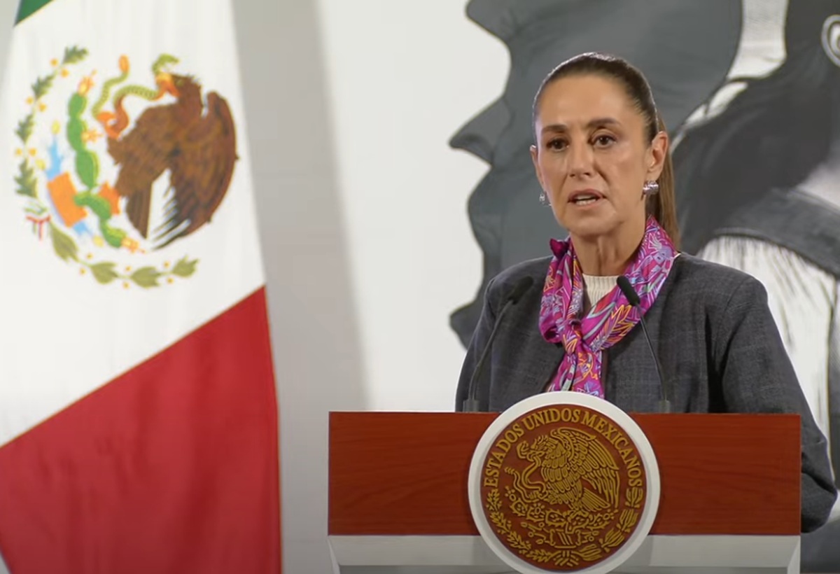 Claudia Sheinbaum en conferencia 'mañanera'