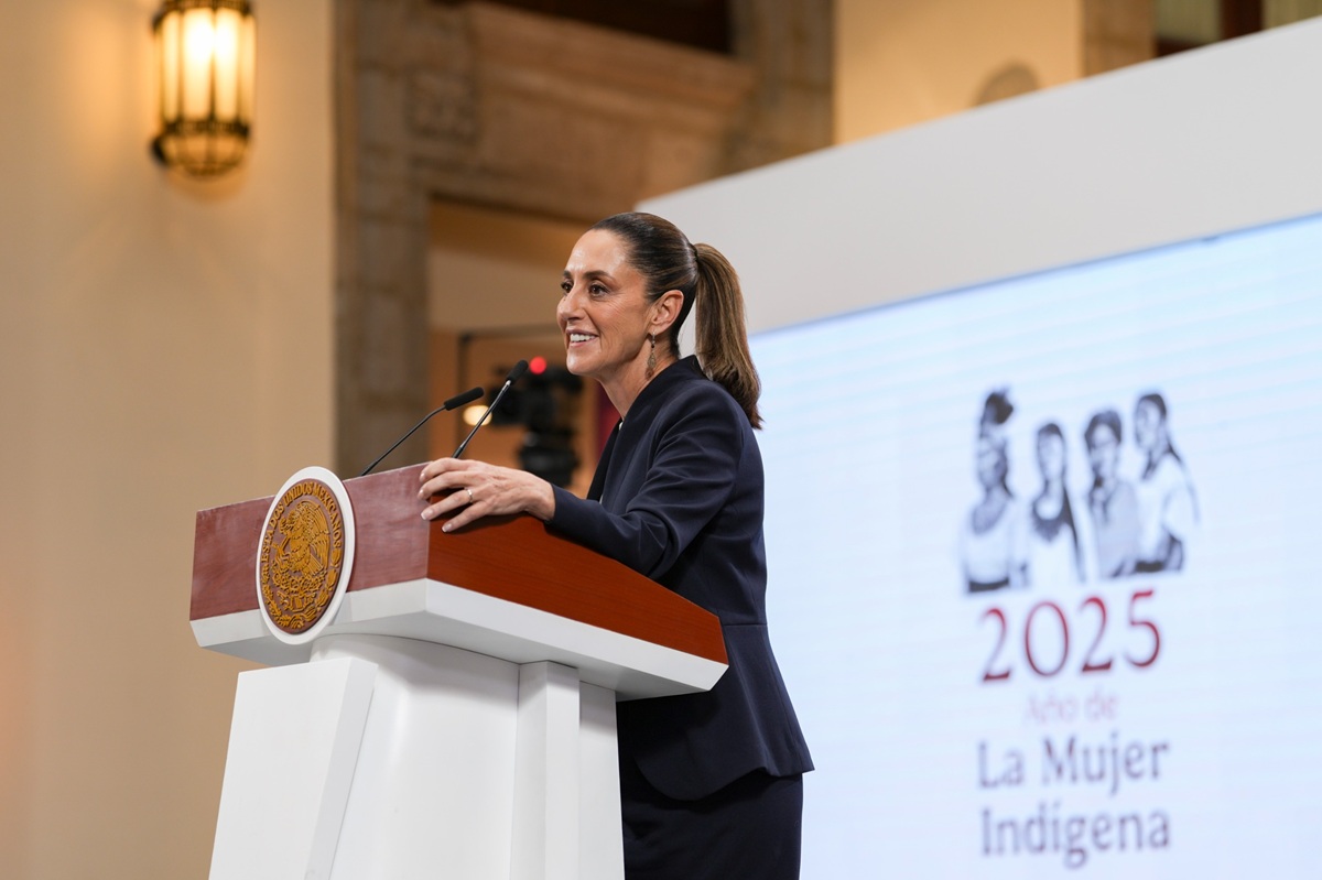 Claudia Sheinbaum en conferencia 'mañanera'