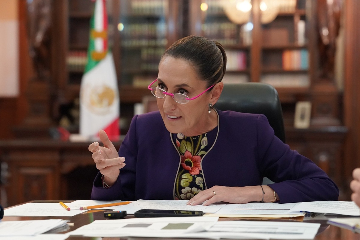 Claudia Sheinbaum en llamada con Donald Trump