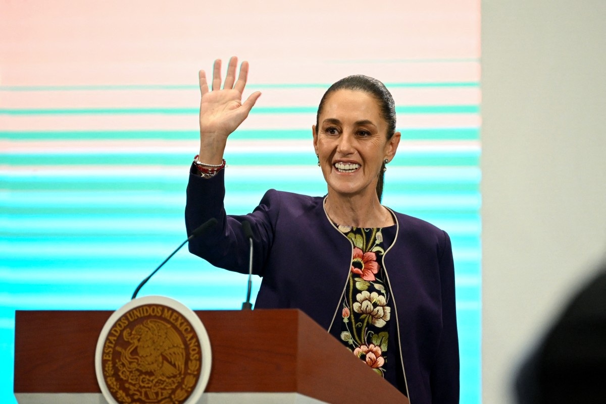 Claudia Sheinbaum en conferencia 'mañanera'