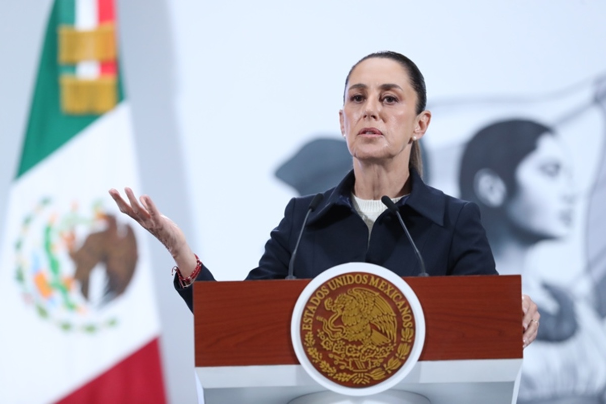 Claudia Sheinbaum en conferencia 'mañanera'