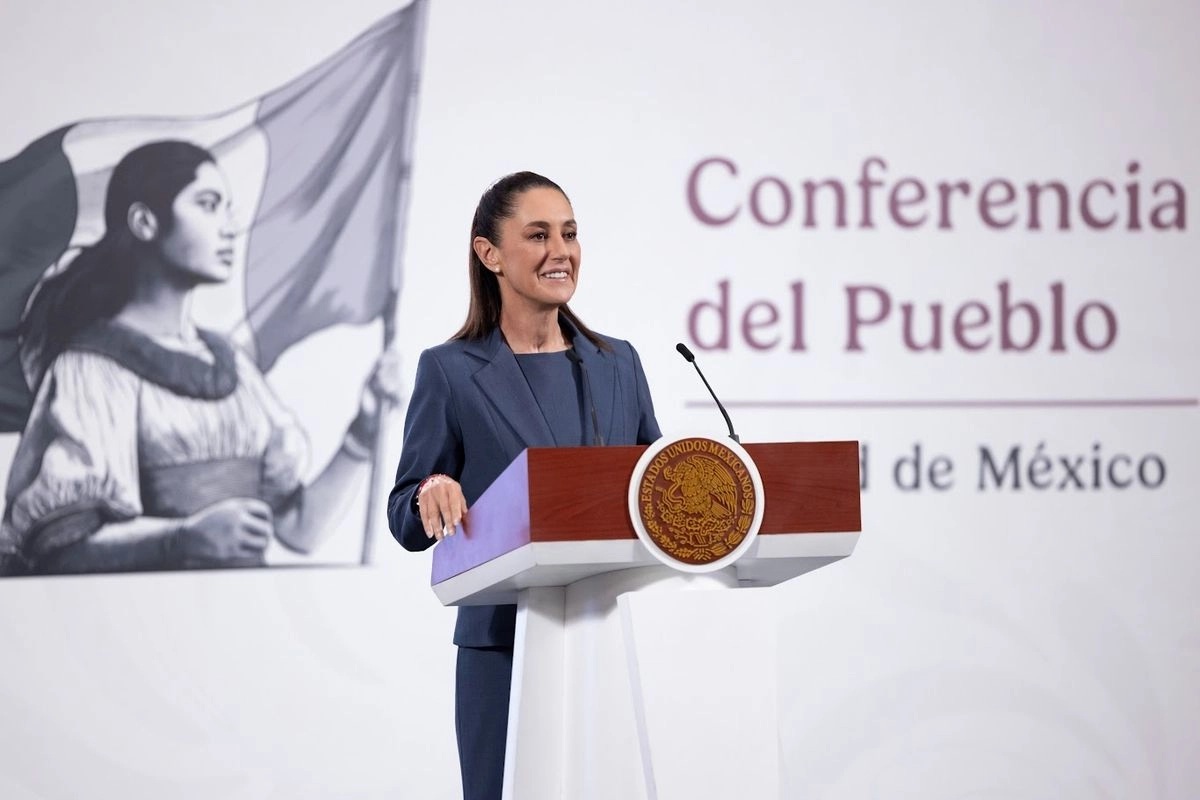Claudia Sheinbaum en conferencia 'mañanera'