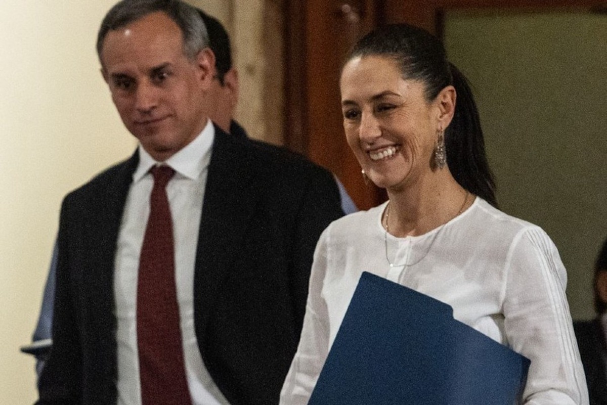 Claudia Sheinbaum y Hugo López-Gatell
