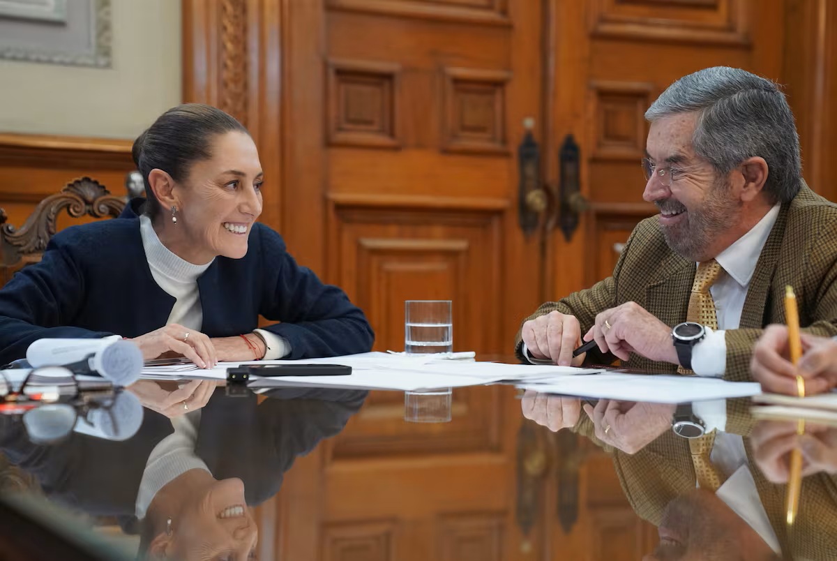 Claudia Sheinbaum y Juan Ramón de la Fuente