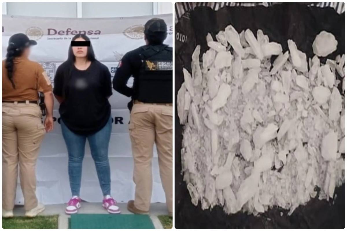 colombiana vinculada al CJNG en posesión de metanfetamina y mariguana