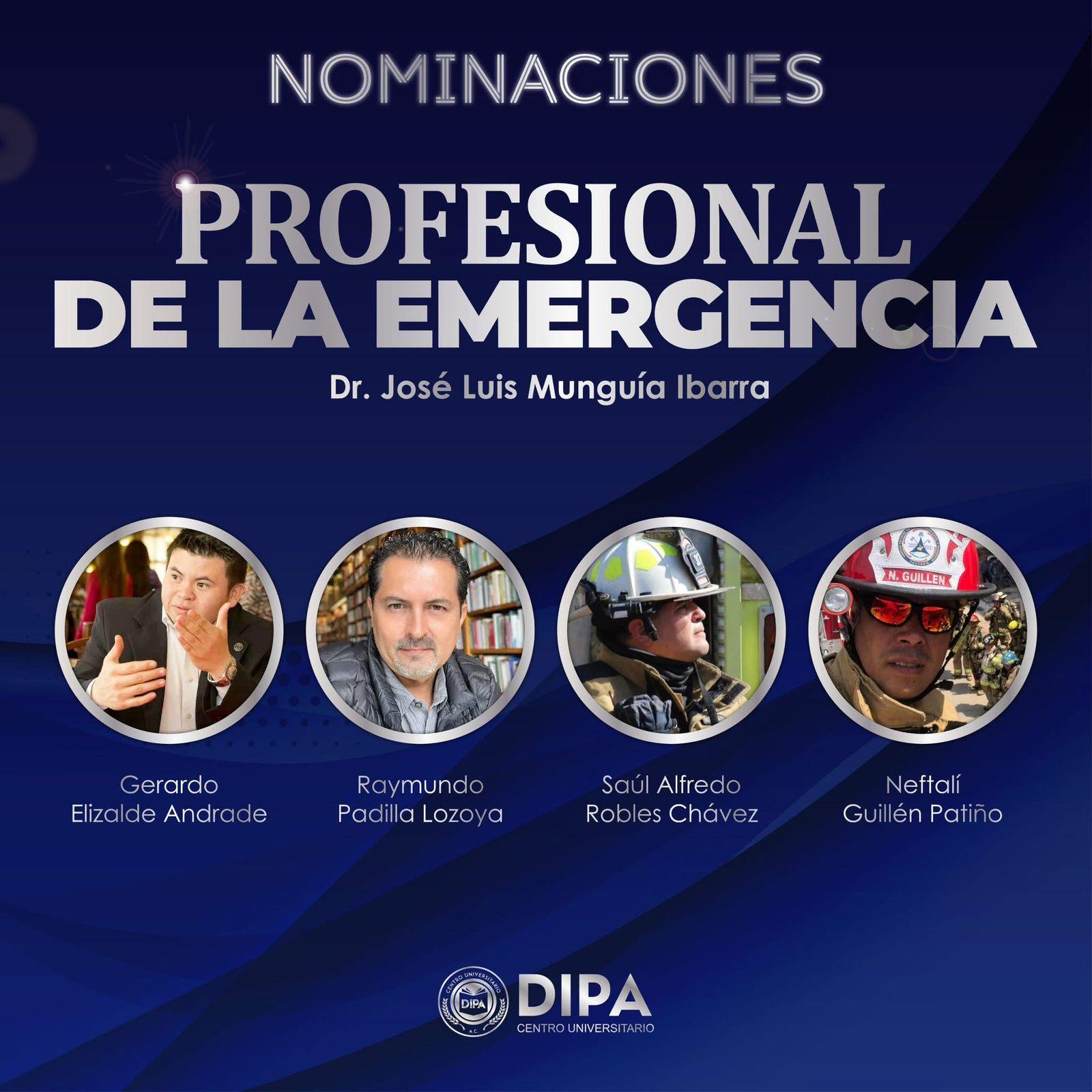 Saúl Robles, comandante de Bomberos de Mazatlán, gana Premio Nacional Profesional de la Emergencia