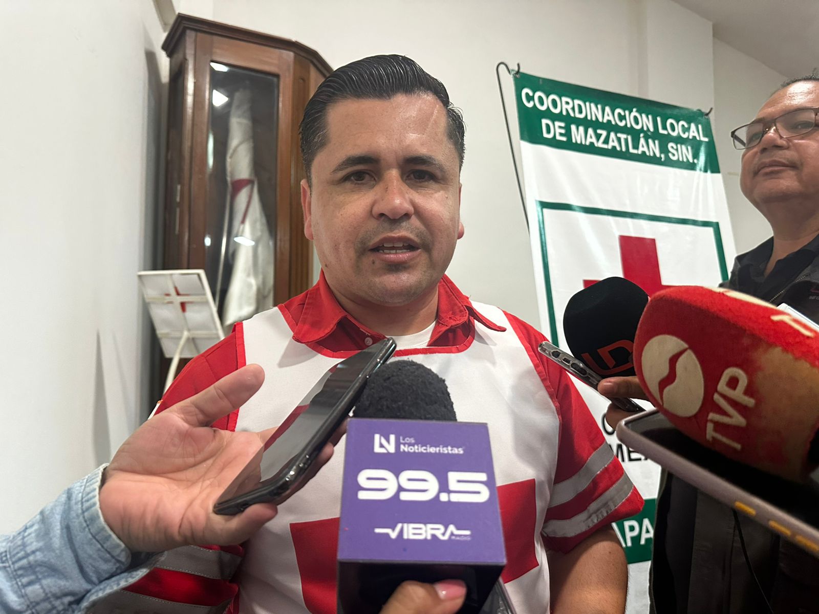 Abimelec Gómez Sánchez, coordinador de Socorros de Cruz Roja Mazatlán